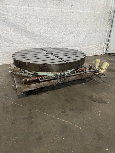 60" LUCAS AIR LIFT ROTARY POSITIONING TABLE. STOCK #0314122