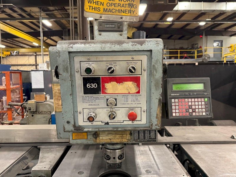 30 Ton W.A. Whitney Single End Punch Model 630, Tooling