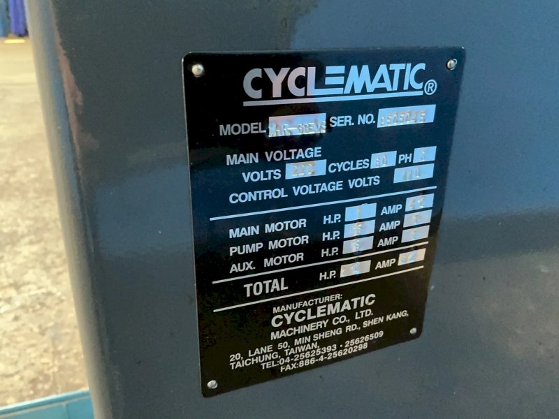 Cyclematic 14” X 20” Lathe  - Chr-68evs