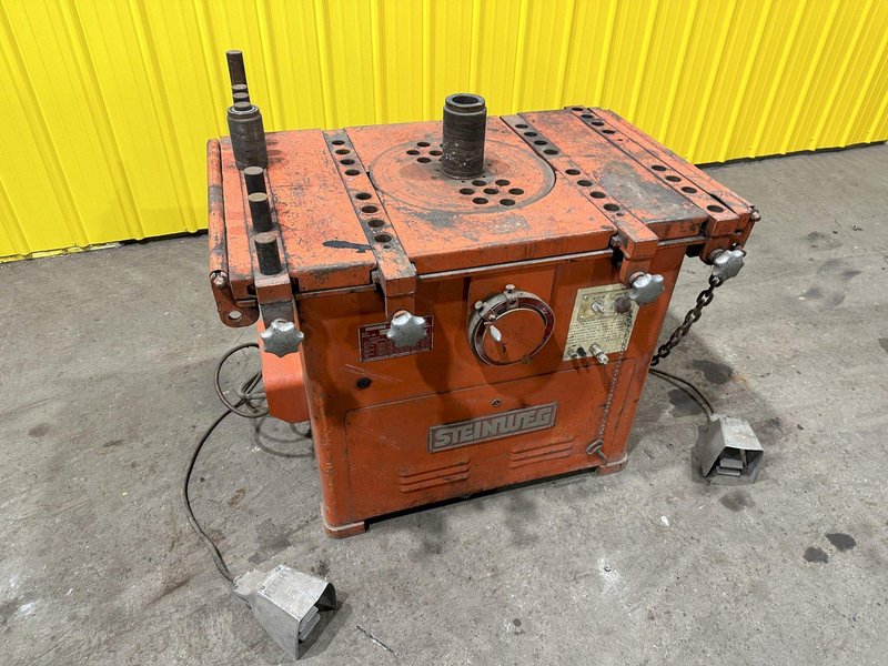 1-1/4" STEINWEG MODEL #B32 REBAR, ROD &amp; BAR ROTARY BENDER: STOCK #18763