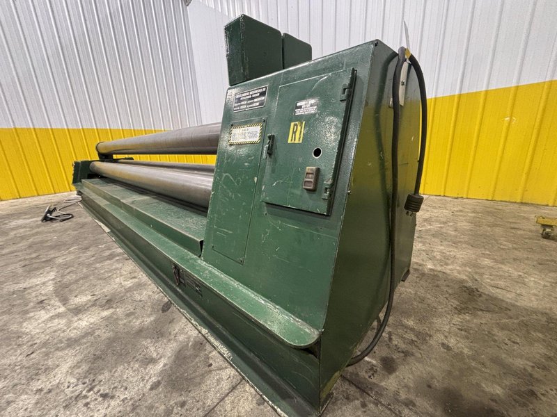 12' X 1/4" ROUNDO MODEL #PS-205 DOUBLE PINCH HYDRAULIC 3 ROLL PLATE ROLL: STOCK #23118