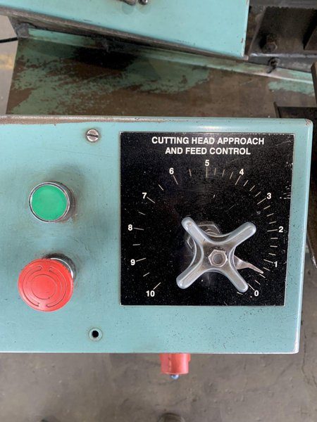 9" X 14" W.F. WELLS W-914A CNC HORIZONTAL AUTOMATIC BANDSAW. STOCK # 0872224