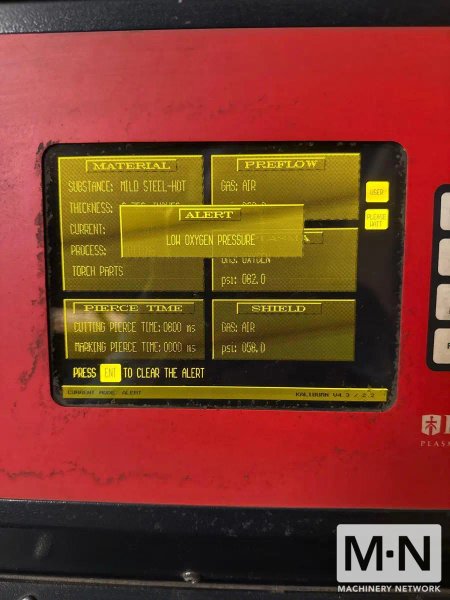 6’ x 10’ Torchmate X HD Burny w/ Kaliburn HD Spirit II 275 Auto Gas Control