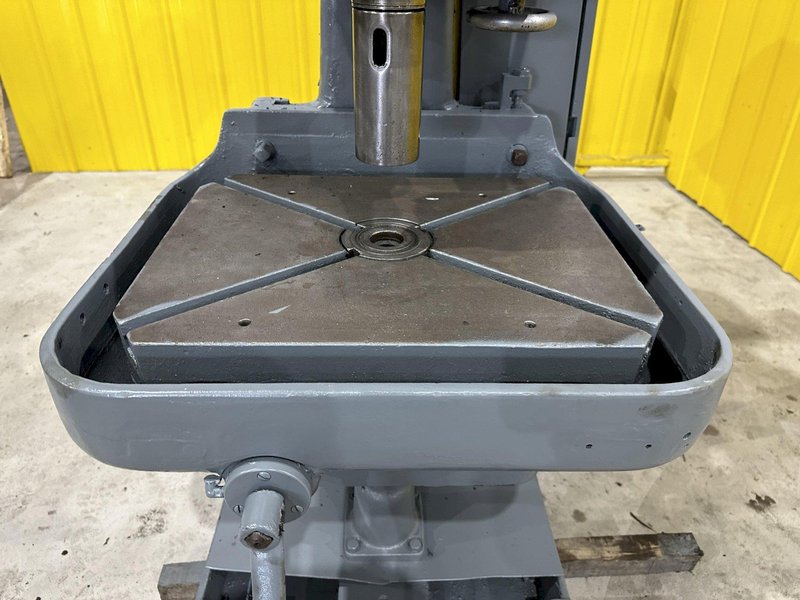 21" CINCINNATI BICKFORD SUPER SERVICE MODEL #21 SINGLE SPINDLE DRILL PRESS: STOCK #20046