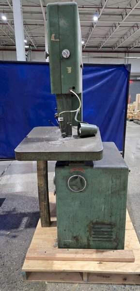 POWERMATIC MODEL 87 VERTICAL BANDSAW 20″ BLADE 1.5 HP USED