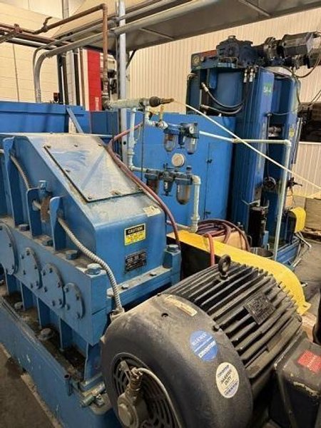 12" (305mm) X 12" (305mm) RUESCH 2 HIGH REVERSING ROLLING MILL