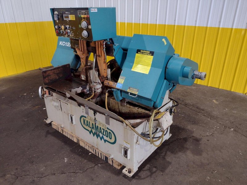 12" x 12" KALAMAZOO MODEL #KC12AX AUTOMATIC HORIZONTAL BANDSAW: STOCK #18789