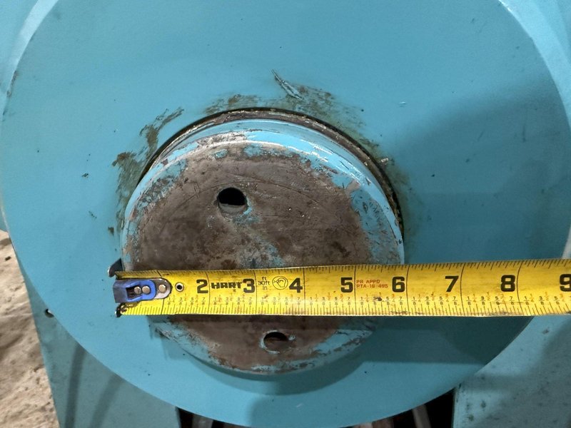 500 TON DRILL QUIP HORIZONTAL HYDRAULIC WHEEL PRESS WITH VICKERS HYDRAULIC UNIT: STOCK #23422