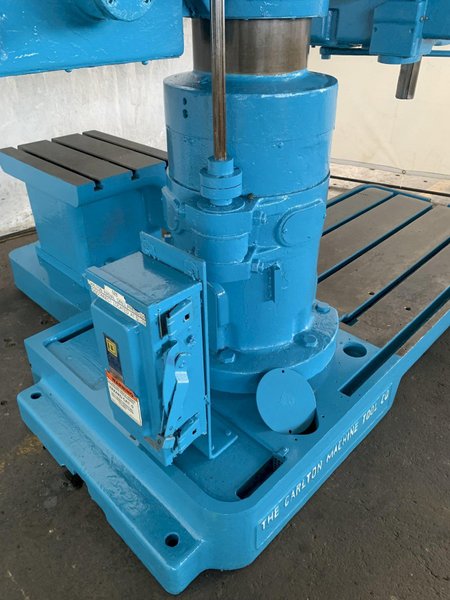 4' X 11"  CARLTON NATCO 1A RADIAL ARM DRILL. STOCK # 0893624