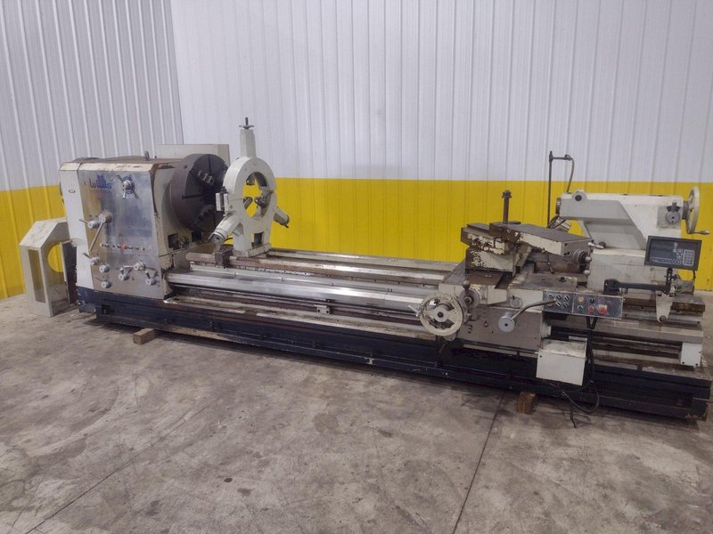40" X 120" WILLIS MODEL #PA4010030 HOLLOW SPINDLE ENGINE LATHE, 10" HOLE, MAMMOTH SERIES, NEW 2009: STOCK #22267