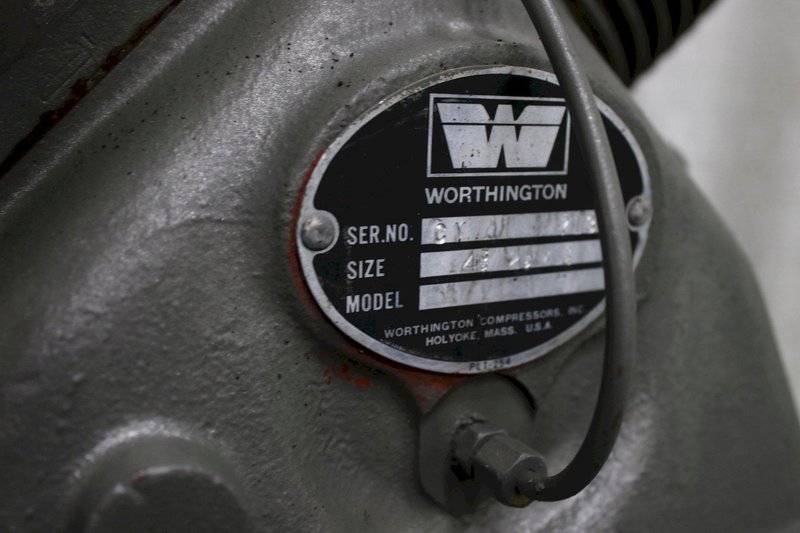 5 HP WORTHINGTON VERTICAL AIR COMPRESSOR: STOCK #75885