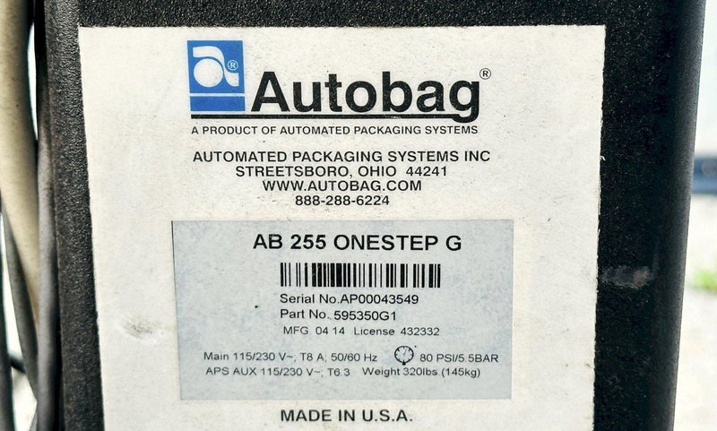 Automated Packaging Systems | AutoBag 255 OneStep “G” Bagger System