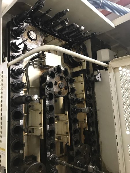 Kitamura Mycenter-500 500mm HMC, 1998 -10,000RPM, CAT50, Chip Conveyor, High Pressure Coolant, 4th Axis, Coolant Thru Spindle