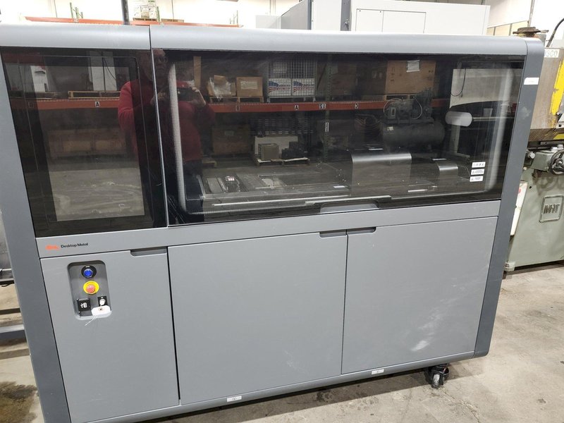 2021 Desktop Metal SHP-PP0009 3D Metal Printer - 12L Capacity, Binder Jetting Technology, Oven, Accesories