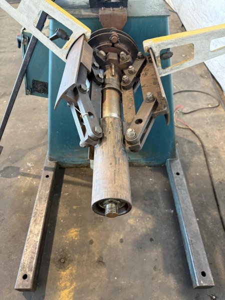 4,000 LB X 12" RAPID-AIR MODEL #RA4012 MOTORIZED COIL REEL UNCOILER : YOBRO #23930