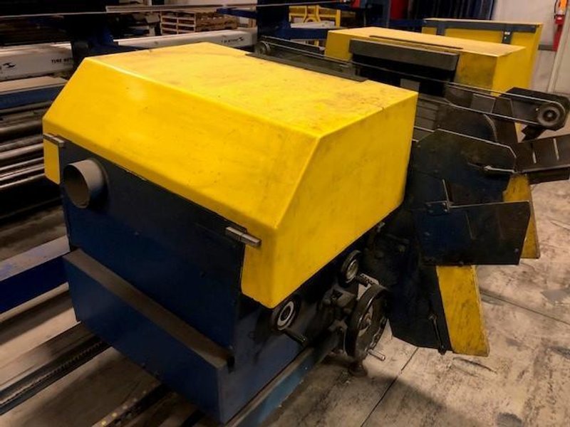 4" X 10' BURRMASTER DOUBLE END TUBE DEBURRING MACHINE STOCK# 2483