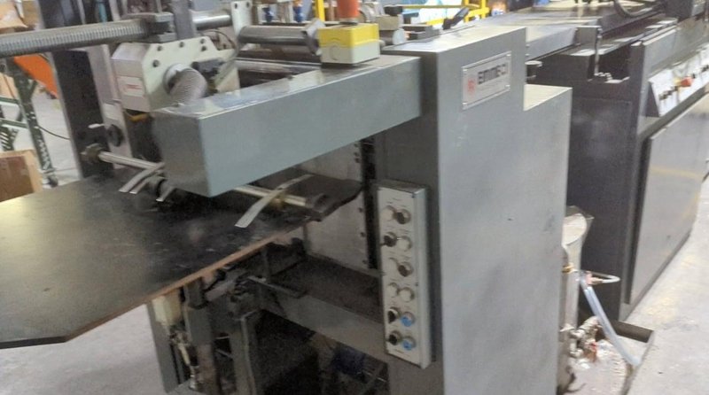 Emmeci MC-92 HSB SX Automatic Rigid Box Forming Line – Left-Hand Discharge