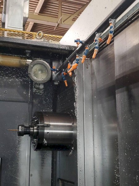 Doosan HP 5100 HMC, 2008 – TSC, Fanuc Control, Chip Conveyor
