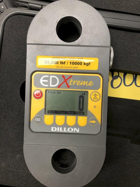 25,000 LBS DILLON ED-XTREME CRANE SCALE &amp; WIRELESS READOUT CONTROLLER: STOCK #16800