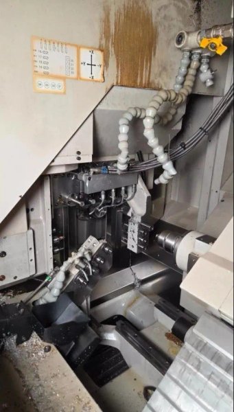 USED NOMURA .787" X 7.87" AUTOMATIC SWISS TYPE CNC LATHE MODEL NN-20UBB