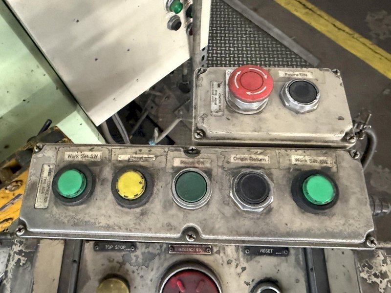 630 TON AIDA MODEL #K-630 KNUCKLE JOINT PRESS, 25-40 SPM, NEW 1991: YOBRO #25820