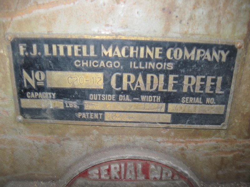 2000 LB LITTELL NON-POWERED COIL CRADLE: STOCK 56934