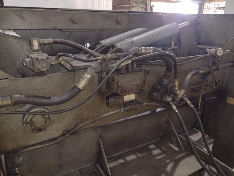 6' x 3/8" HTC MODEL #375-6S HYDRAULIC SHEAR: STOCK #21236