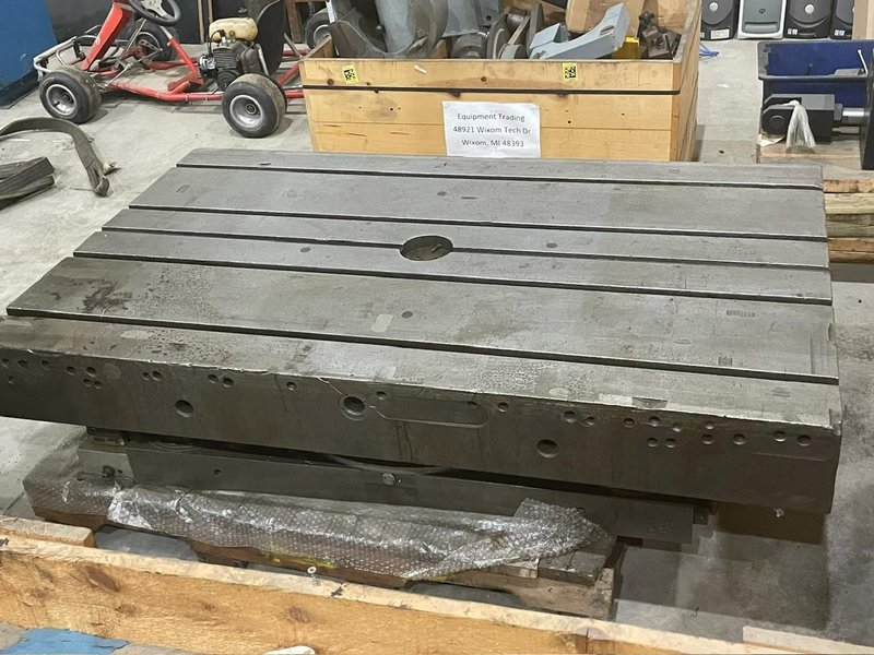 GIDDINGS &amp; LEWIS 36 X 60 HYDROSTATIC INDEX TABLE