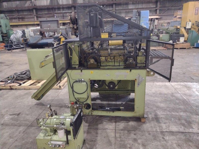 18” X .175”  CWP MODEL #SFAC4-20 SPACE-SAVER AUTOMATIC DOUBLE END SERVO COIL FEED LINE: STOCK #22211