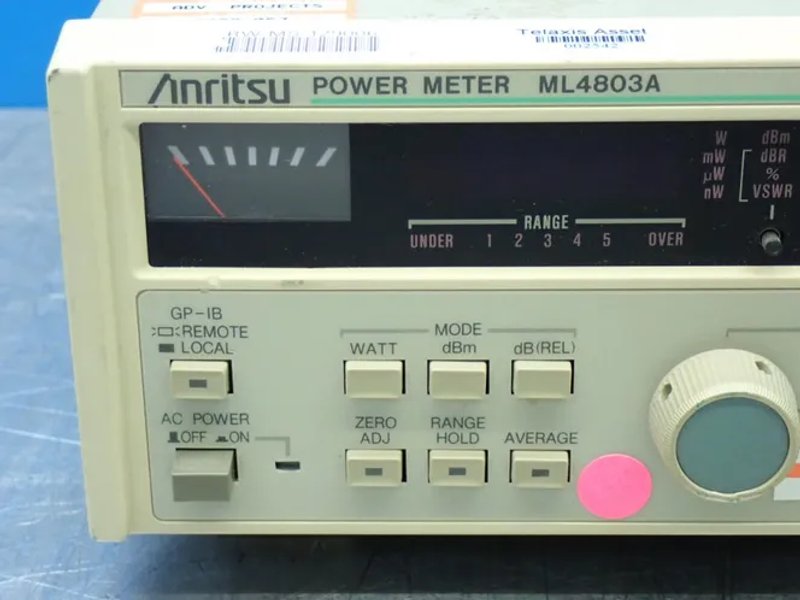 Anritsu  Power Meter W/ma4002b Sensor Adapter - Ml4803a