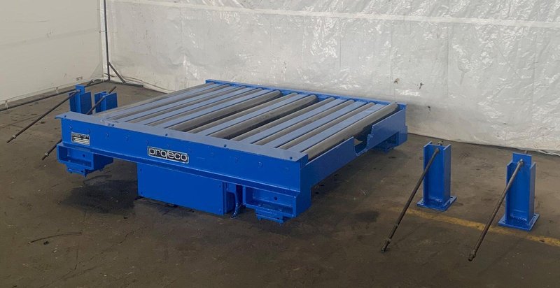 10,000 LB X 72" X 60" PRO-ECO POWERED ROLLER SCALE. STOCK #0310223.