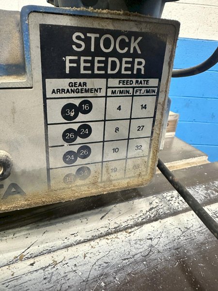 POWERMATIC WOOD SHAPER WITH STOCK FEEDER: STOCK #77451