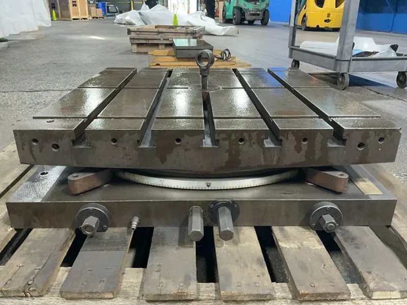 Devlieg Machine Company 30” X 30” T Slotted Rotary Table