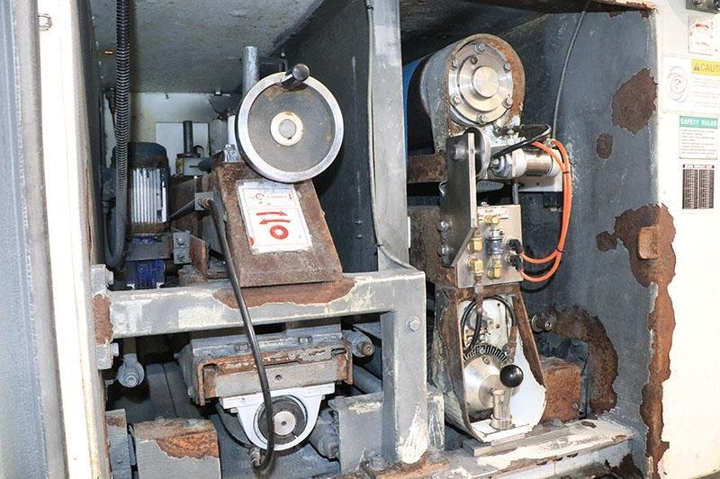 37" TIMESAVERS, LYNX SERIES, WET TWO HEAD BELT GRINDER, DEBURRING &amp; FINISHING, MODEL: LYNX 37MWT-DB-60