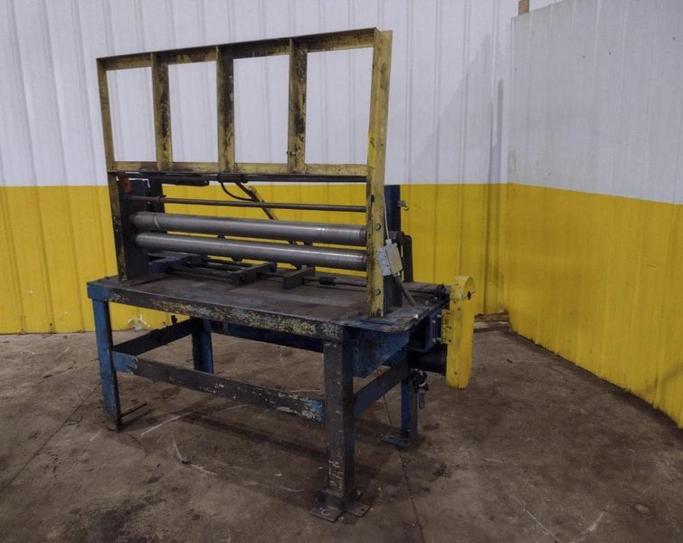 48" X 6" WEAN MOTORIZED SLITTER HEAD FOR SLITTING LINE. STOCK # 0435226