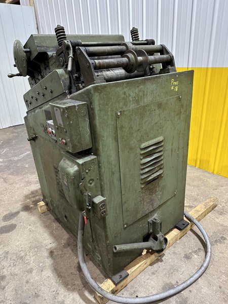 18" x .125" LITTELL MODEL #418HVS-7PD POWERED 7 ROLL COIL STRIP STRAIGHTENER: STOCK #19805