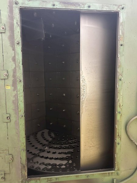 36" X 72" GOFF MODEL #3672D SPINNER HANGER SHOT BLAST CLEANING SYSTEM, NEW 2006: STOCK #22470
