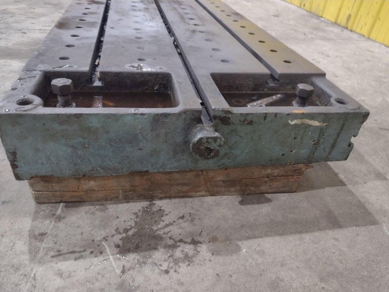 138" X 30" X 6.25" T-SLOTTED LAYOUT PLATE / TABLE: STOCK #23626