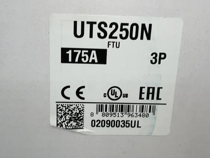 Ls Electric 175 Amp Uts250n Molded Case Circuit Breakers - 02090035ul