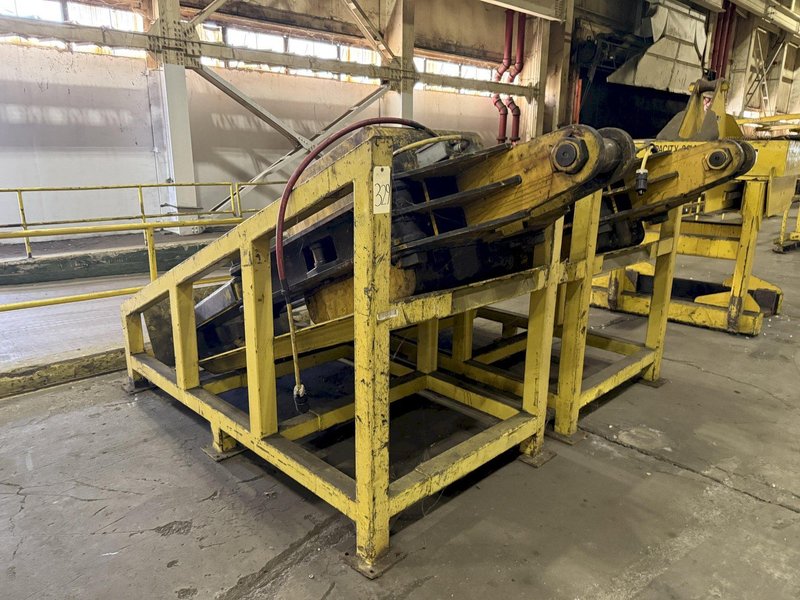 40 TON (80,000 LBS) BRADLEY ADJUSTABLE TELESCOPING COIL LIFTING GRAB TONGS: STOCK #23557