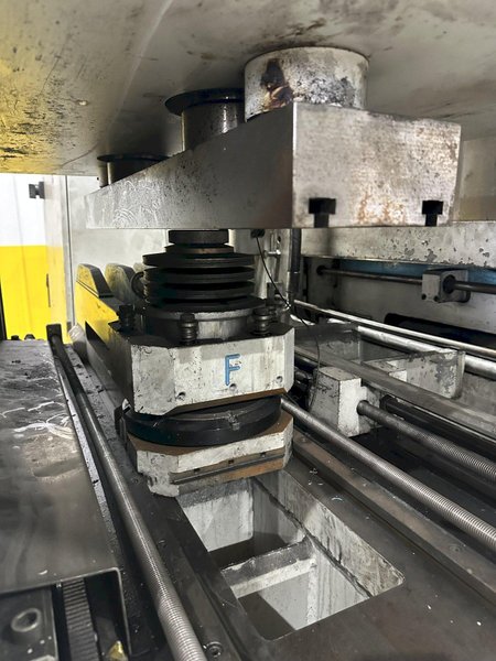 30" x 14 GA DALCOS MODEL #PXN-800 AUTOMATIC COIL HYDRAULIC PUNCHING MACHINE: STOCK #20332