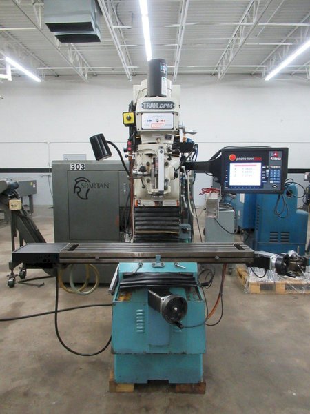 Trak DPM CNC Vertical Mill, Proto Trak SMX 3-Axis Control, Kurt Power Draw Bar, Glass Scales - Updated 2016