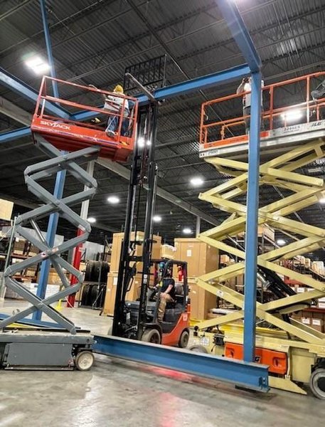 5 TON FREE STANDING GANTRY CRANE STOCK#3666