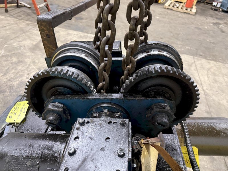 5 TON SHAW BOX SINGLE GIRDER POWERED CABLE HOIST &amp; TROLLEY, REMOTE CONTROLLED: YOBRO #25898
