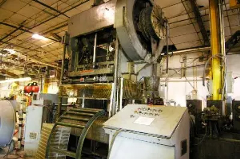 BLISS 100 TON DOUBLE CRANK GAP PRESS, STOCK# 12664J