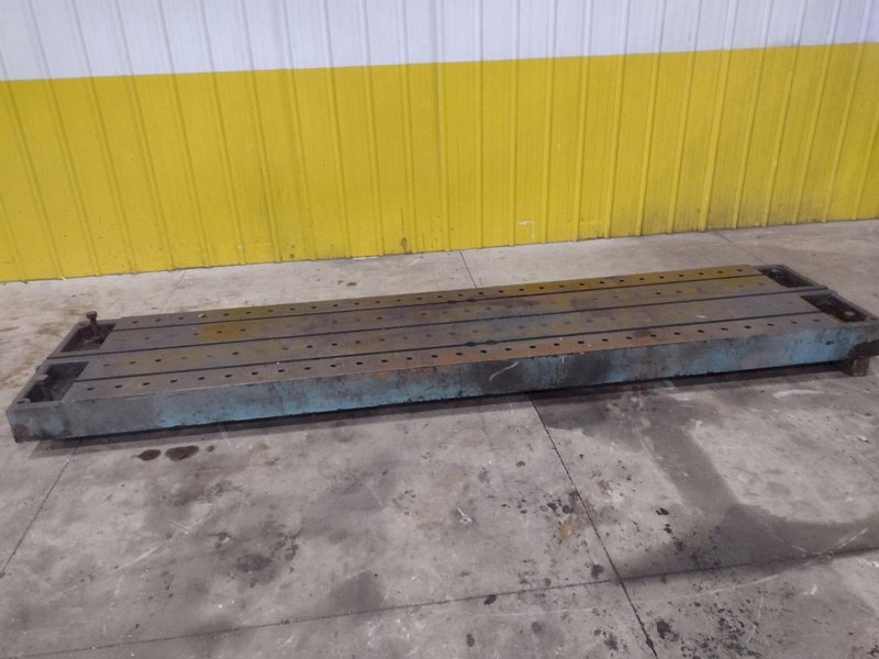 138" X 30" X 6.25" T-SLOTTED LAYOUT PLATE / TABLE: STOCK #23626
