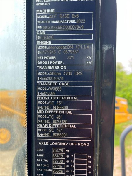 2022 Bell B45E 7849
