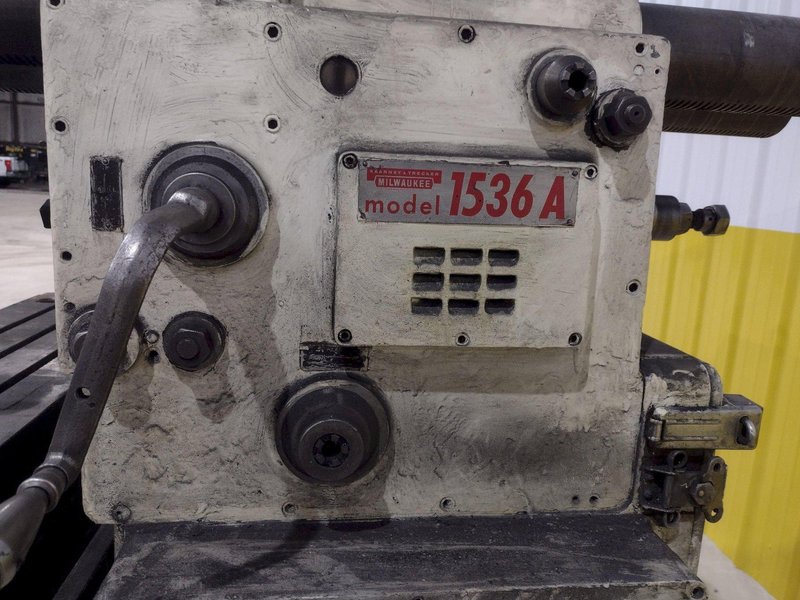 36" X 10 HP KEARNEY &amp; TRECKER MODEL #1536A HORIZONTAL SIMPLEX MILL: STOCK #20256