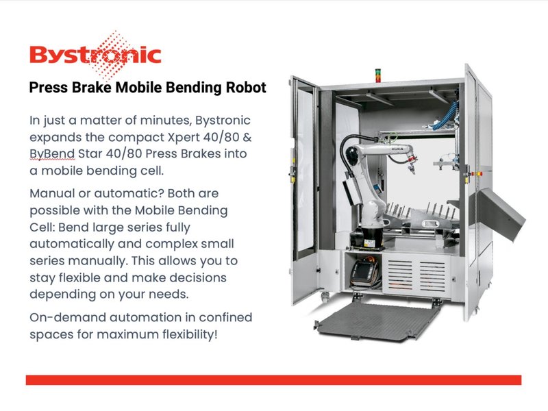 Bystronic Press Brake Mobile Bending Robot