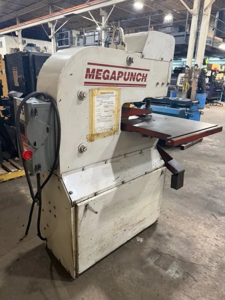 USED MEGA PUNCH MODEL SMGP-35 35 TON HYDRAULIC PUNCH PRESS